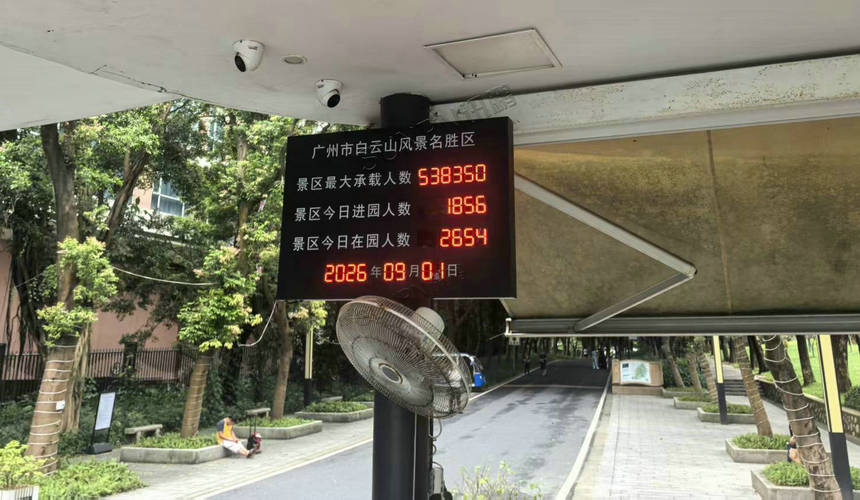 白云山景区客流统计系统案例_讯鹏科技