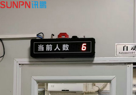 工厂车间人数统计显示屏